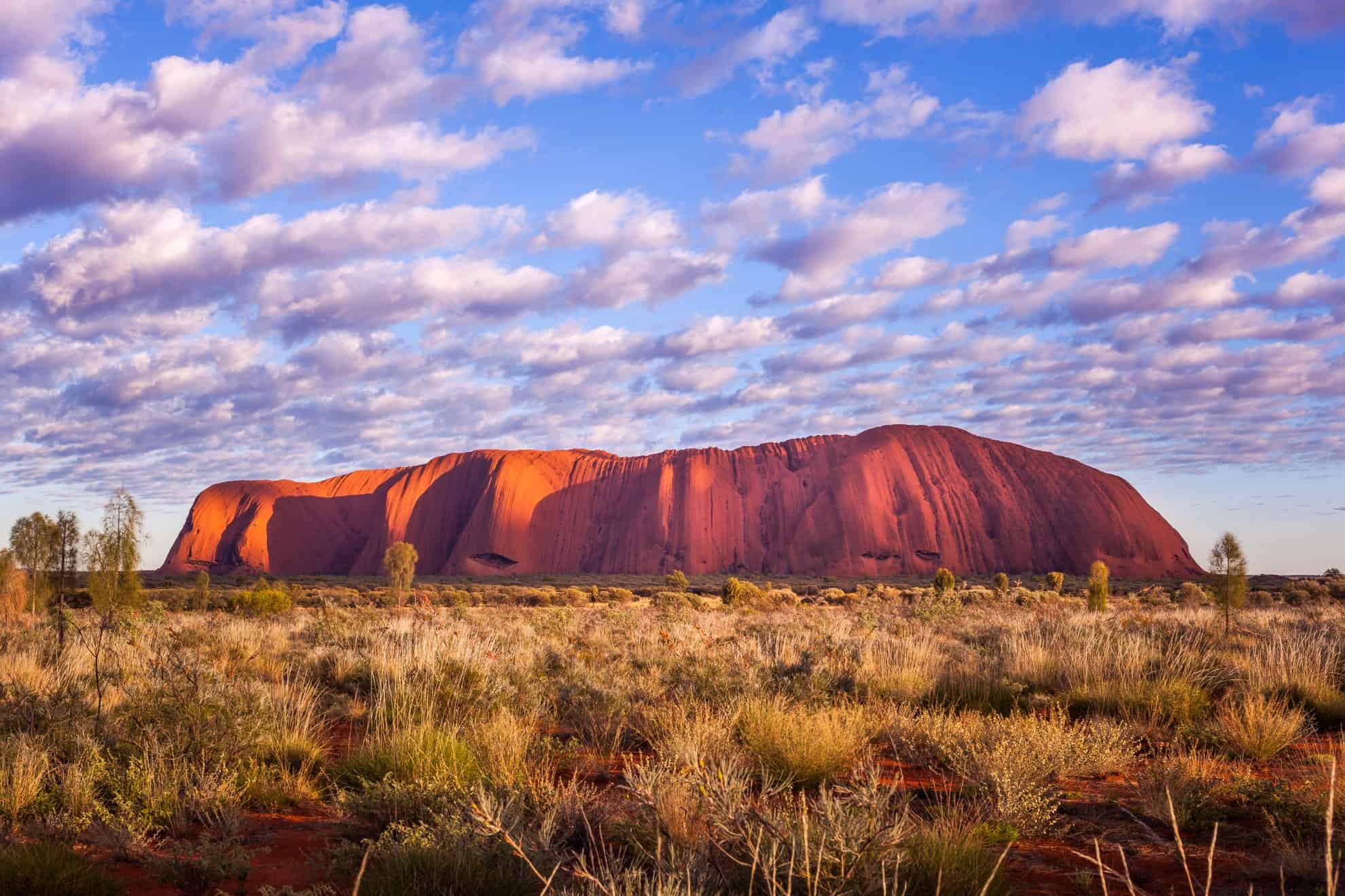 Uluru at sunset